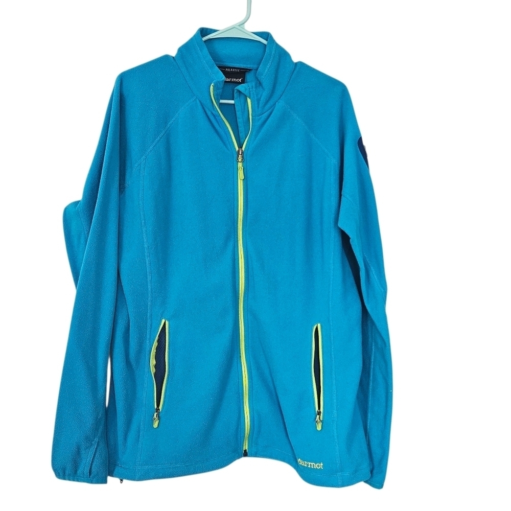 Vintage Marmont Blue Classic Full Zipper Jacket Size L NO SIZE OR CARE TAG
